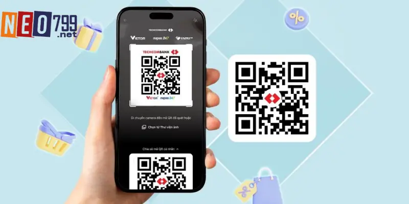Hướng Dẫn Nạp Tiền NEO79 Đơn Giản Với 3 Cách 2 Giao dịch bằng mã QR ngân hàng
